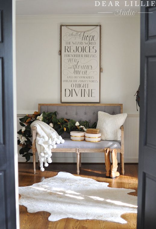 Our Christmas Entryway Dear Lillie Studio