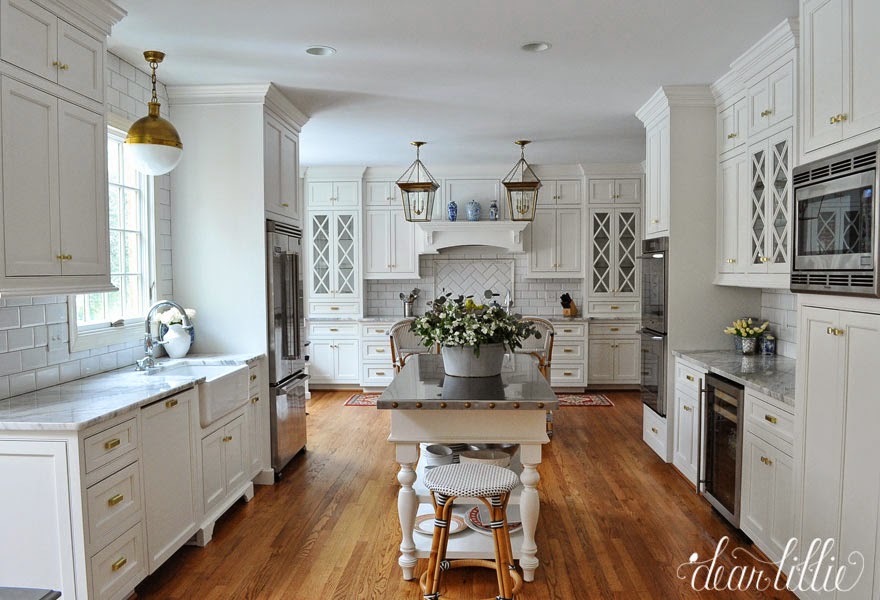 Shelf Above Kitchen Sink In Our New Kitchen - Dear Lillie Studio