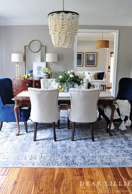 Classic Yorktown - An Updated Dining Room - Dear Lillie Studio