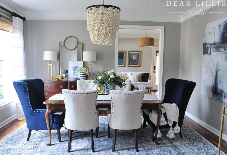 Classic Yorktown - An Updated Dining Room - Dear Lillie Studio