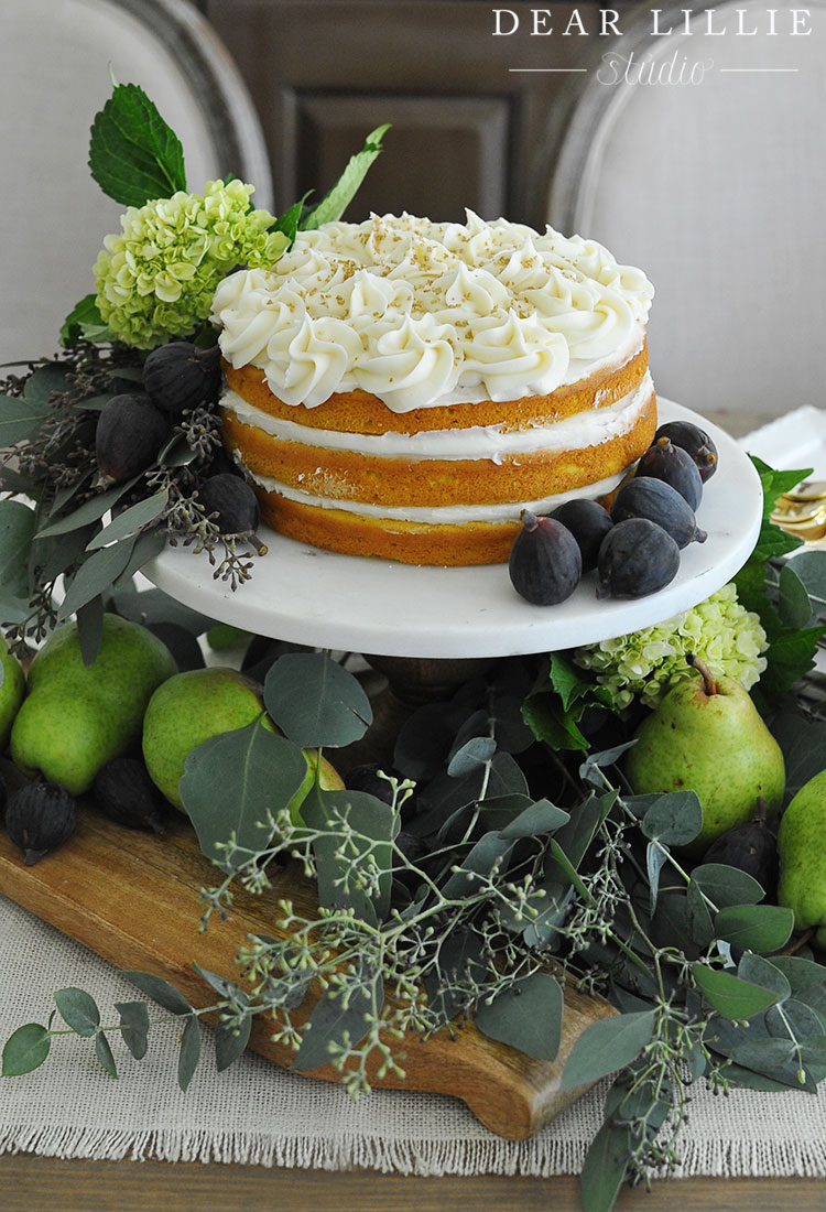 Pumpkin Cake with Cream Cheese Frosting