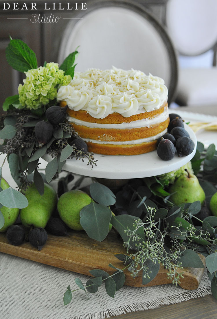 Pumpkin Cake with Cream Cheese Frosting