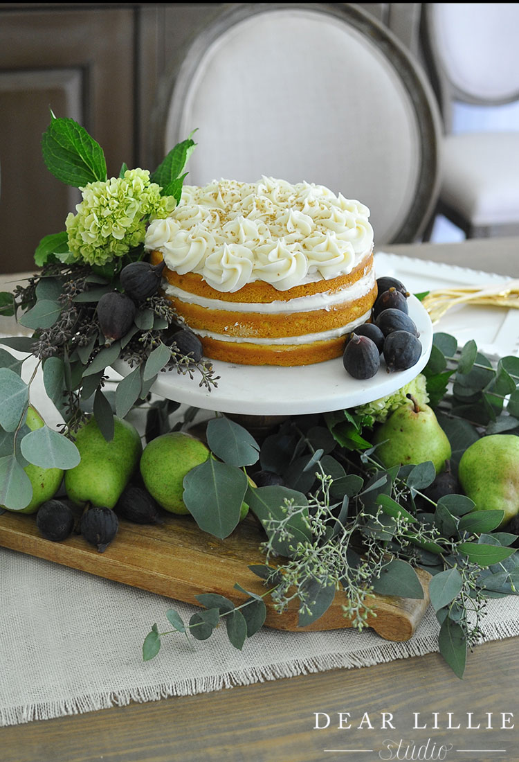 Pumpkin Cake with Cream Cheese Frosting