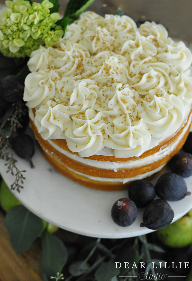 Pumpkin Cake with Cream Cheese Frosting