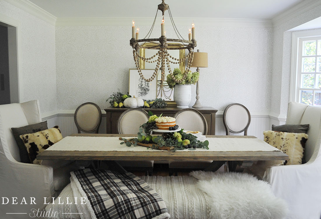 Fall Dining Room Seasons Of Home Holiday Series Dear Lillie Studio