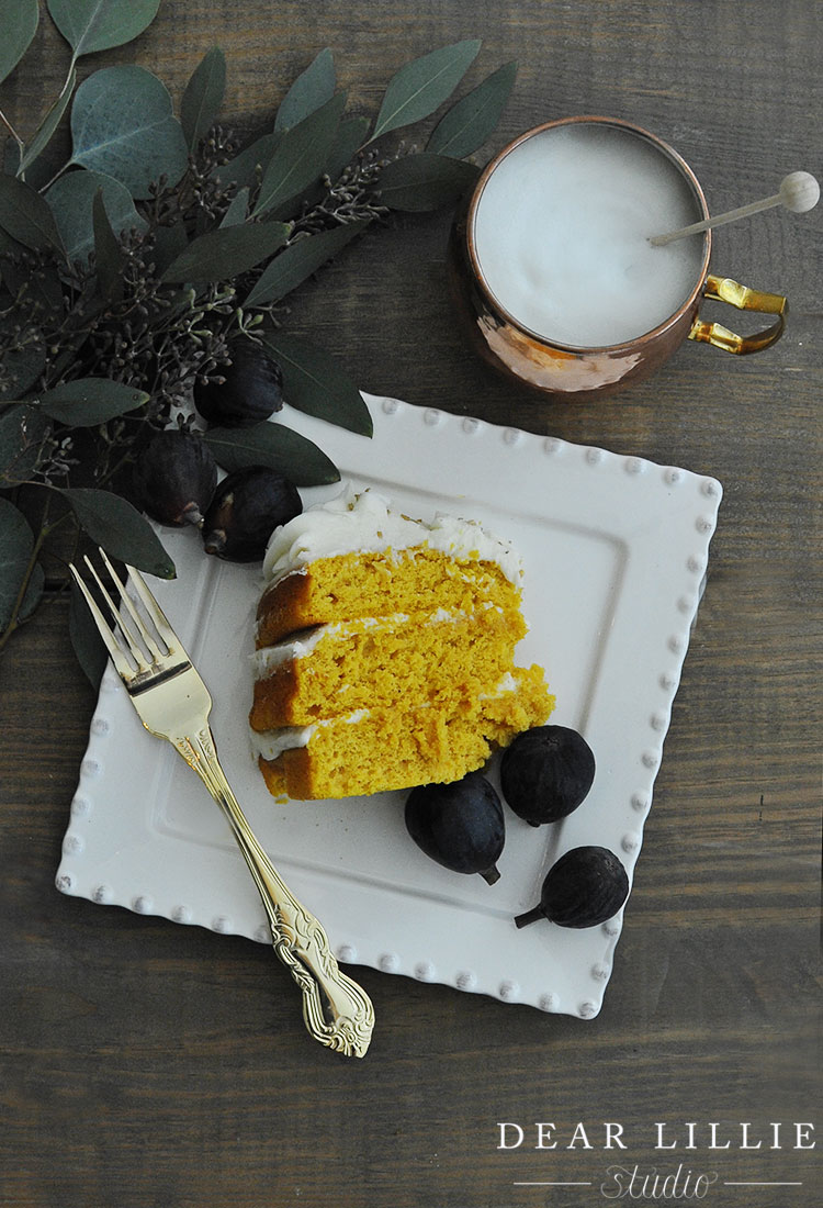 Pumpkin Cake with Cream Cheese Frosting