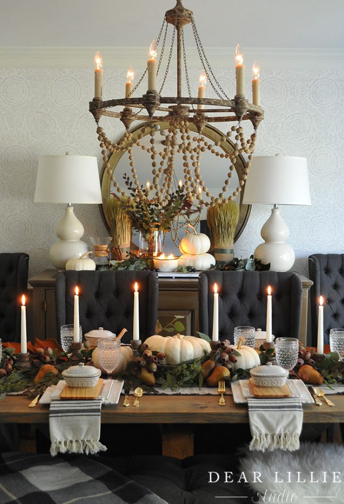 Our Thanksgiving Table Setting - Dear Lillie Studio