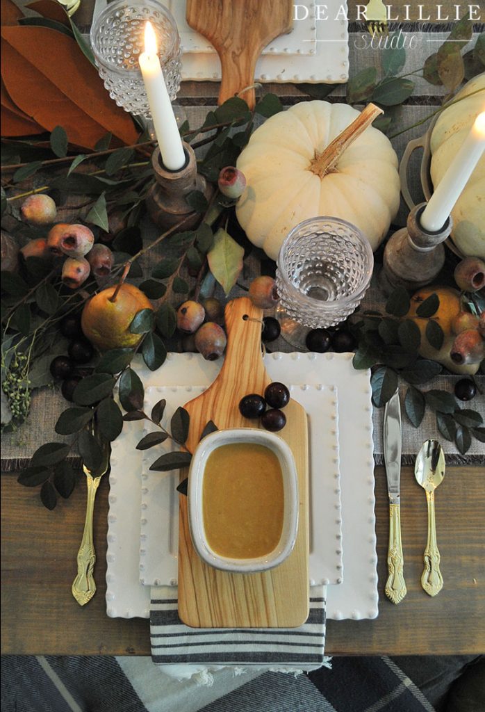 Our Thanksgiving Table Setting - Dear Lillie Studio