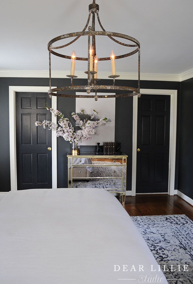 Our Master Bedroom with Some Spring Blossoms - Dear Lillie Studio