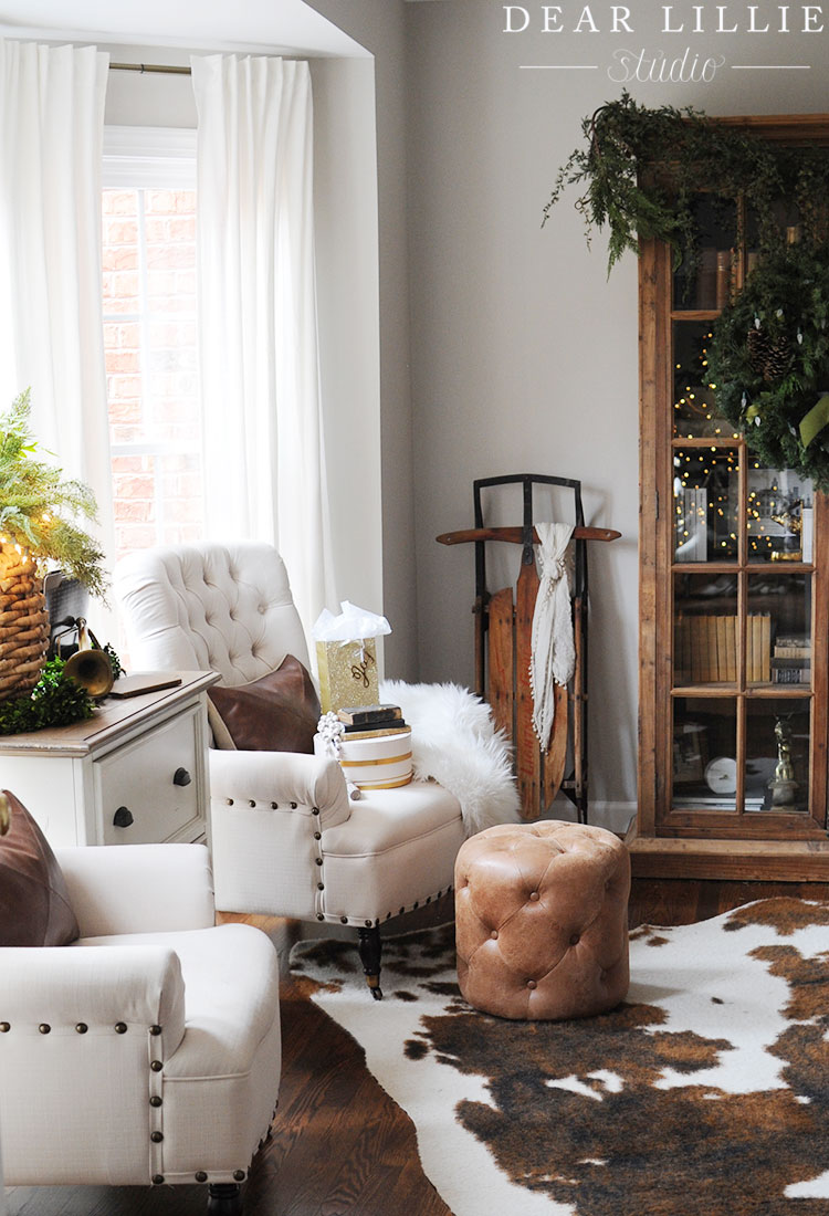 Rental - Christmas Touches In My Home Office - Dear Lillie Studio