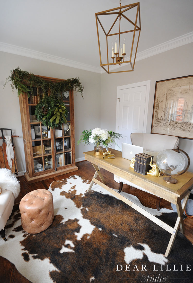 Rental - Christmas Touches In My Home Office - Dear Lillie Studio