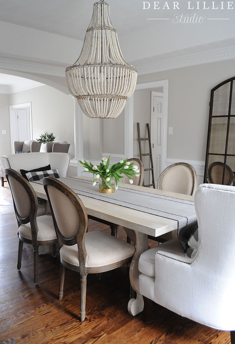 Rental - Adding A Mirror To Our Dining Room - Dear Lillie Studio
