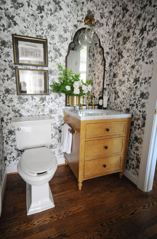 Rental - Downstairs Bathroom Reveal - Dear Lillie Studio