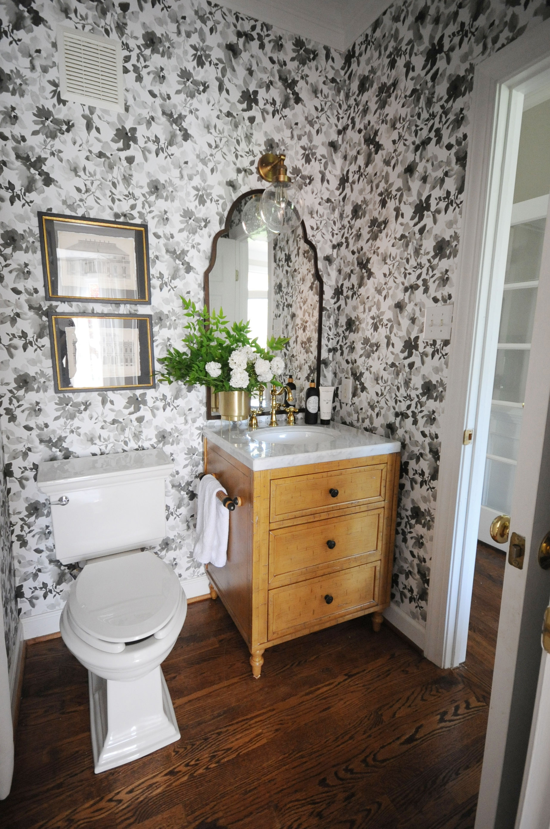 Rental - Downstairs Bathroom Reveal - Dear Lillie Studio