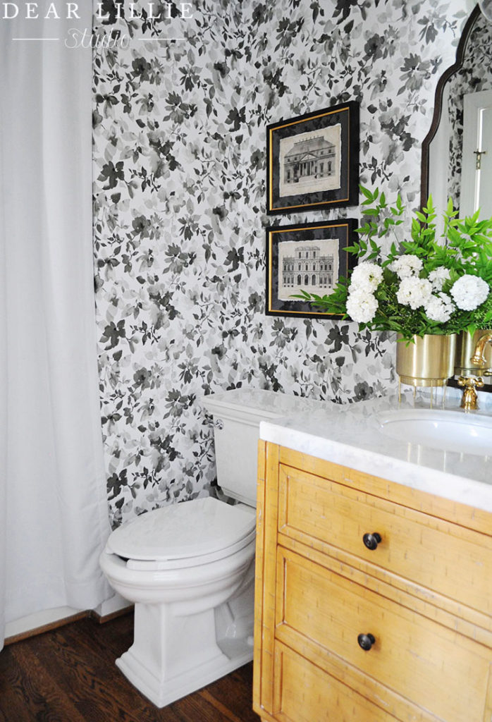 Rental - Downstairs Bathroom Reveal - Dear Lillie Studio