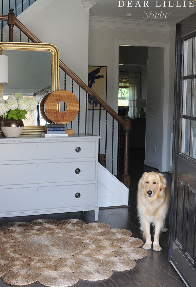 Our New Entryway and a Peek at Our New Dining Area - Dear Lillie Studio