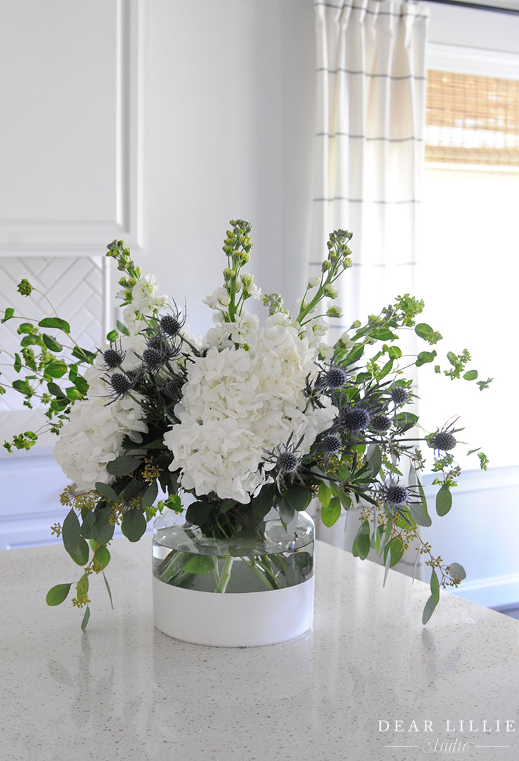Step-By-Step Photos Of A Flower Arrangement - Dear Lillie Studio