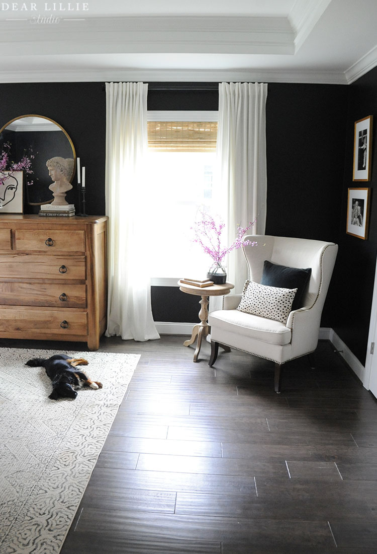 Master Bedroom With Bright Spring Eastern Redbud Branches - Dear Lillie ...