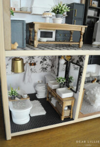 Dollhouse - Our Bathrooms - Dear Lillie Studio