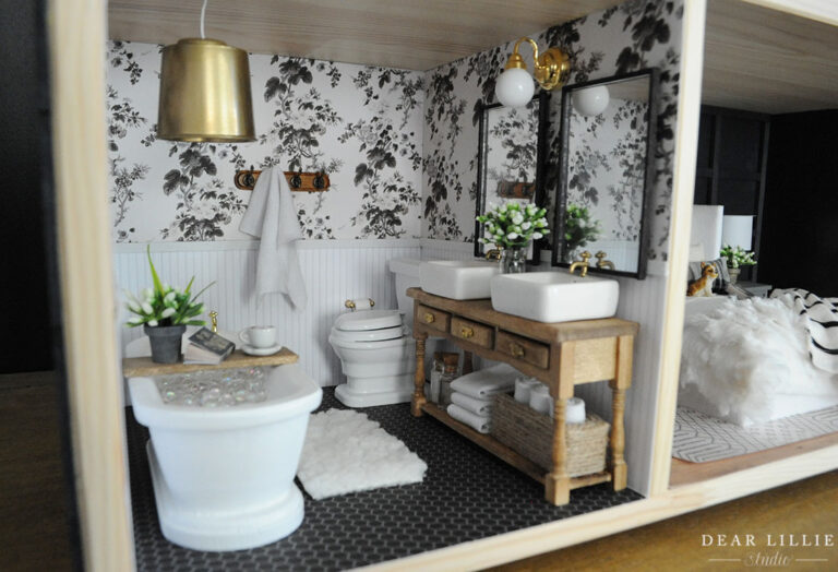 Dollhouse - Our Bathrooms - Dear Lillie Studio