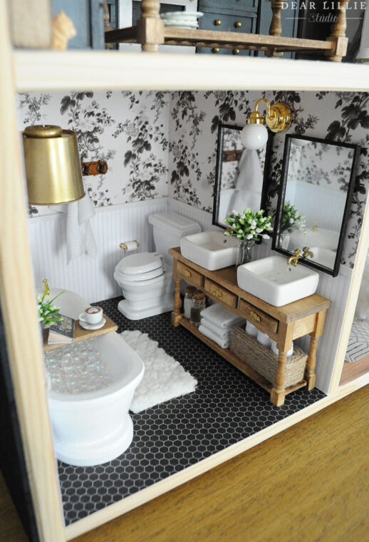 Dollhouse - Our Bathrooms - Dear Lillie Studio