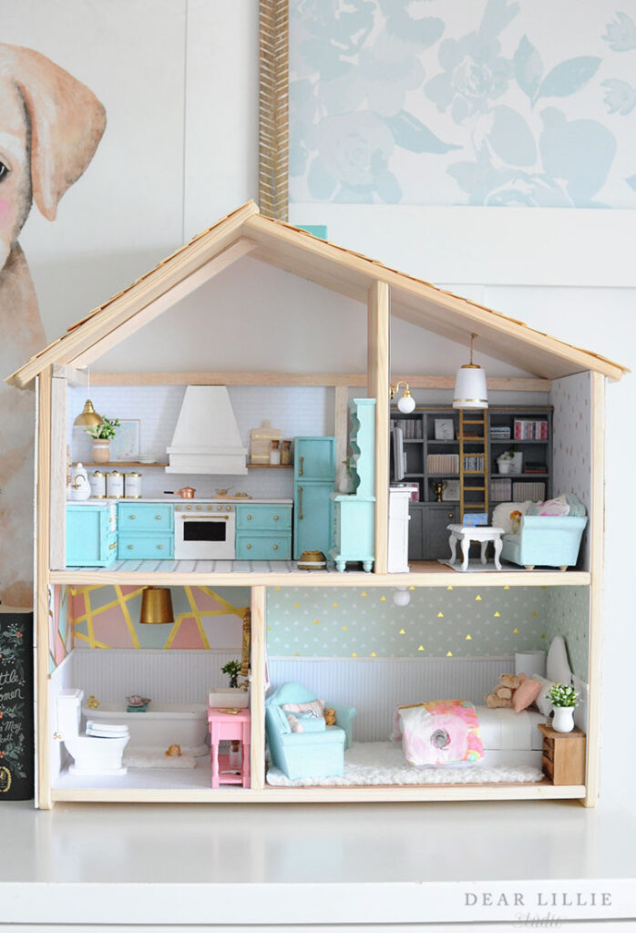 DIY holiday gifts: IKEA dollhouse hack