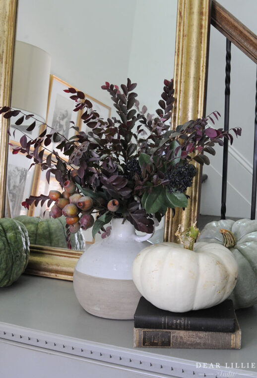 Our Entryway With Fall Accents (Two Different Ways!) - Dear Lillie Studio