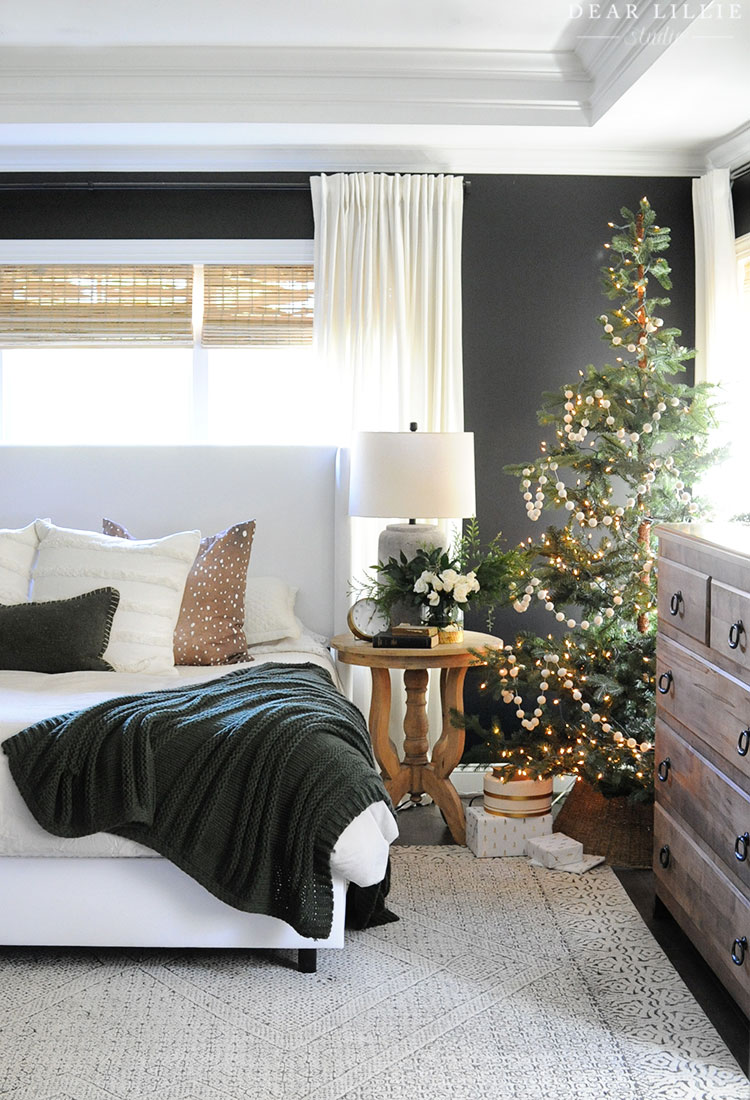 Our Bedroom with Christmas Touches - Dear Lillie Studio