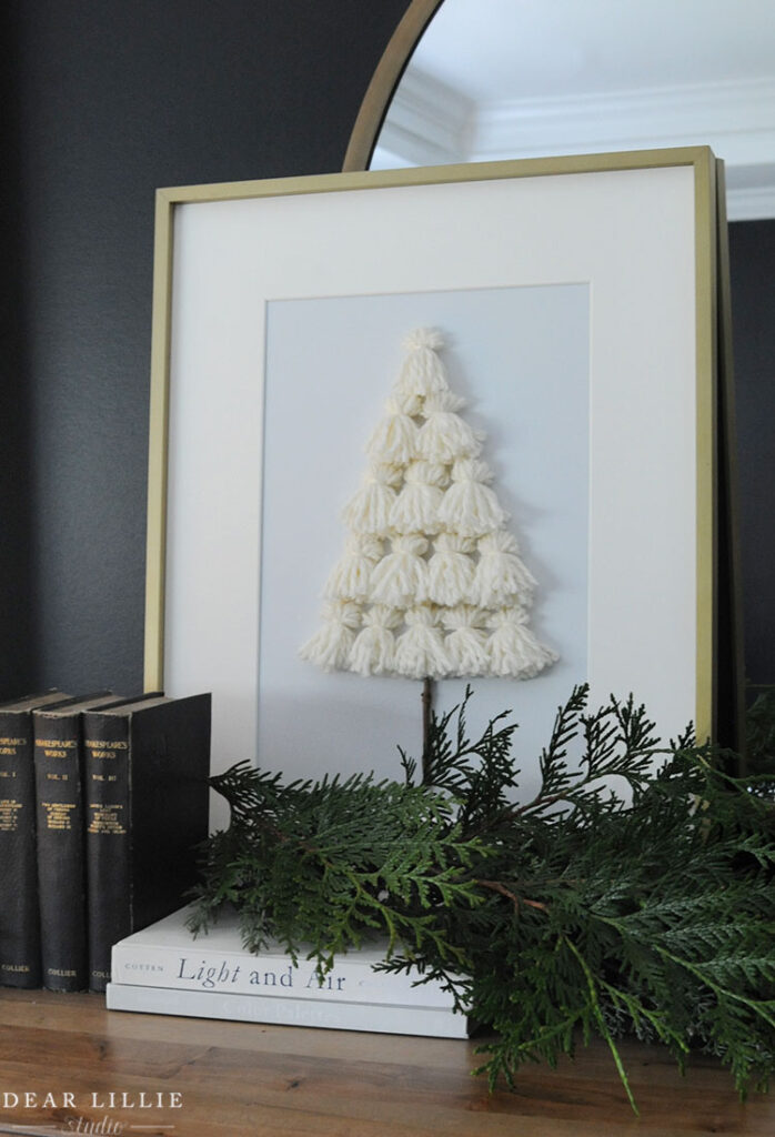 Tassel Christmas Tree Art