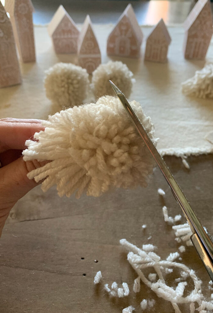 30Pcs Felt Balls String Nursery Garland Pom Poms Home Room Decor DIY