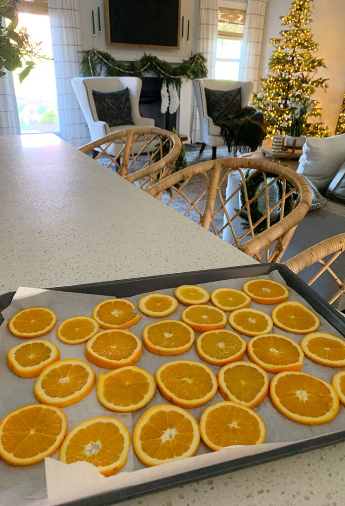 DIY Dried Orange Slice Garland