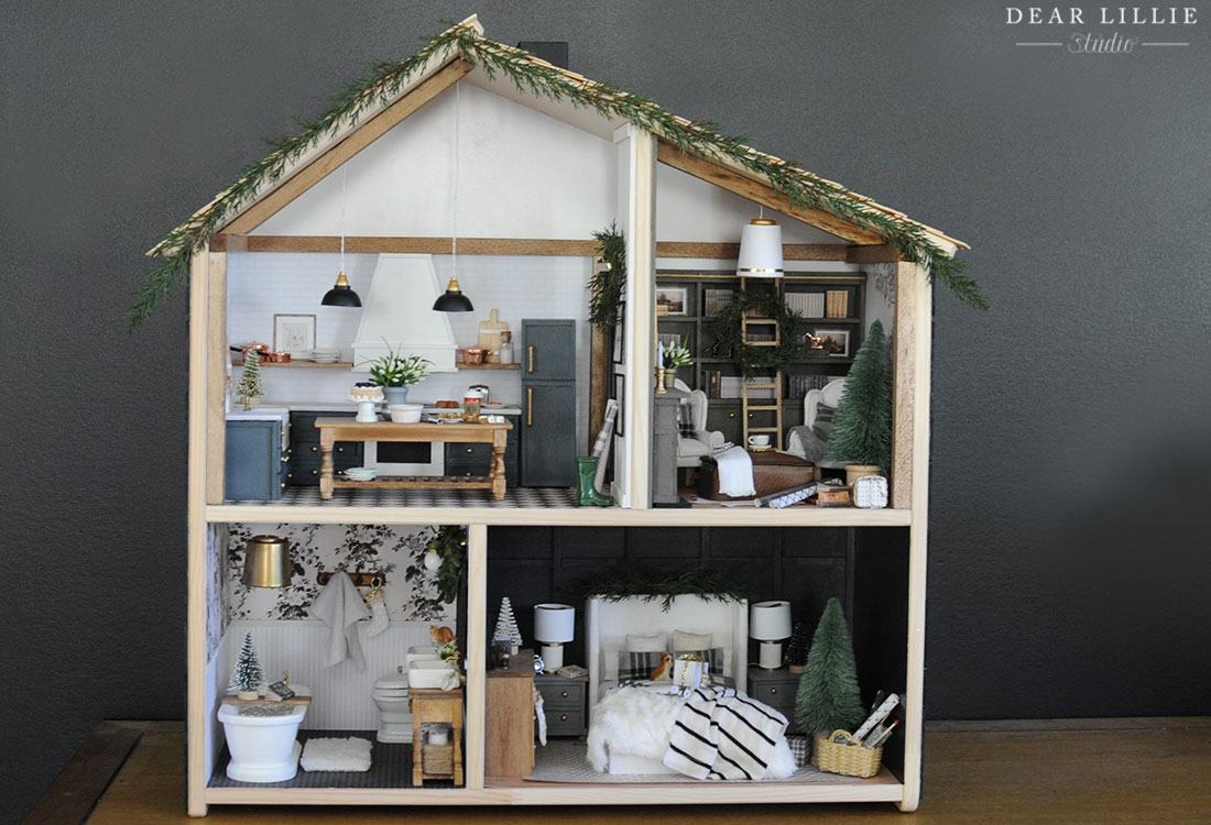 DIY holiday gifts: IKEA dollhouse hack