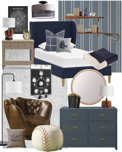 Some Boys Room Mood Boards (Sports, Airplane and Nautical Themed ...