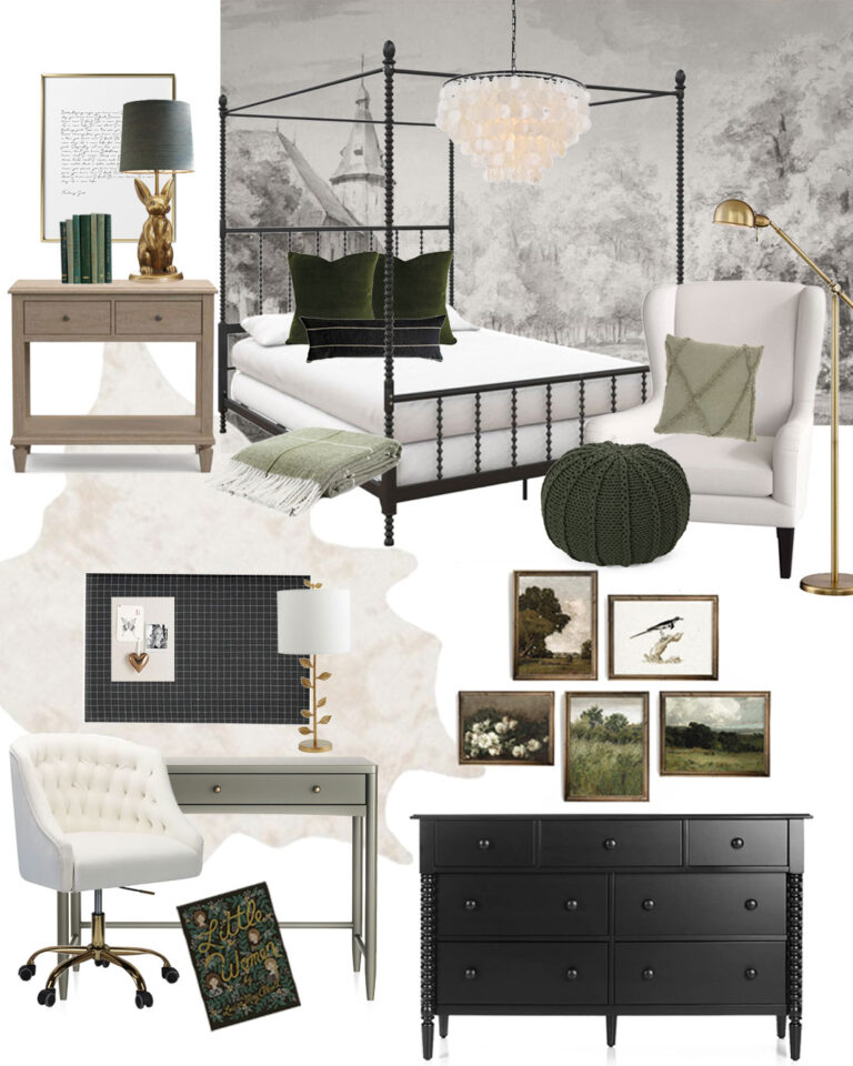 Lots of Girls Bedroom Mood Boards - Dear Lillie Studio