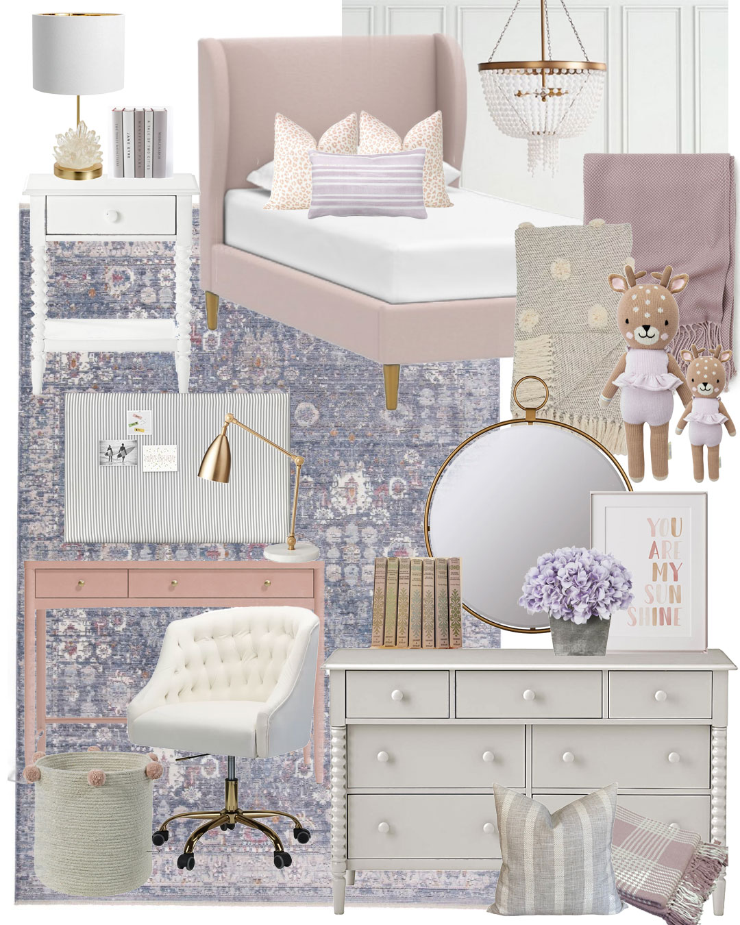 bedroom mood board
