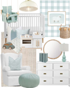 Gender Neutral (or Twin) Nursery Mood Boards - Dear Lillie Studio