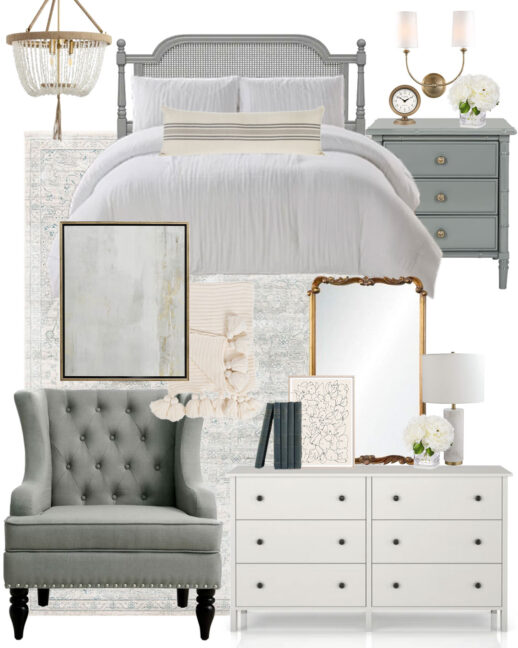 Splurge Vs. Save Mood Boards – Bedroom Option 5 - Dear Lillie Studio