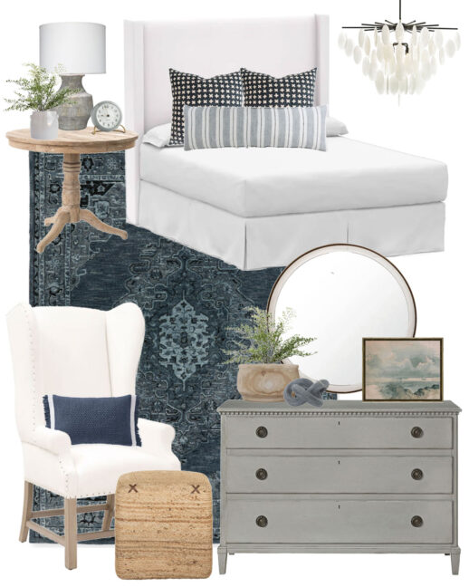 Splurge Vs. Save Mood Boards - Bedroom Option 2 - Dear Lillie Studio