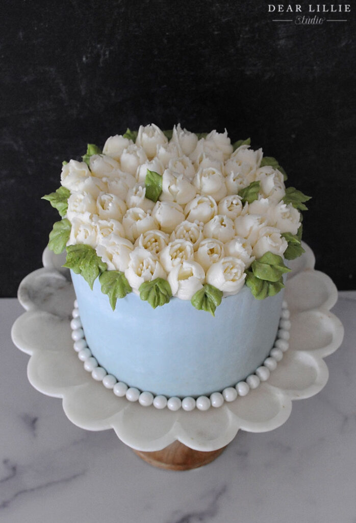tulip wedding cake