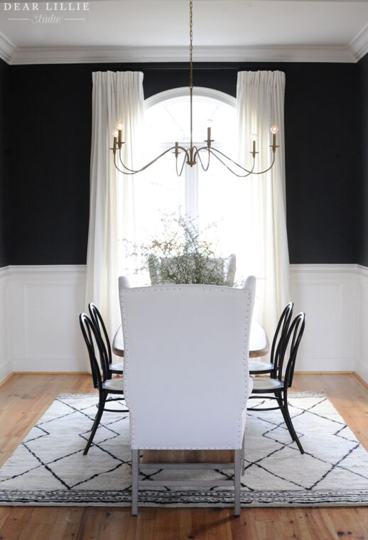 Progress In Our New Dining Room Dear Lillie Studio   DSC 5169 518x760 