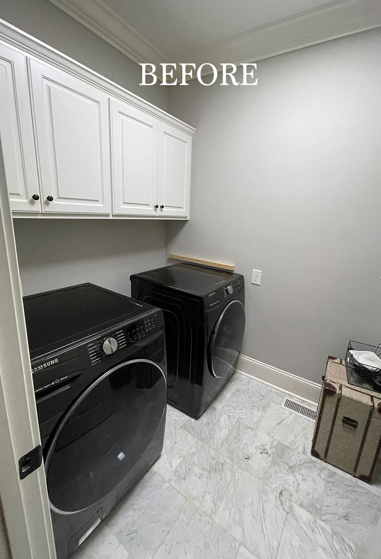 Budget Friendly Laundry Room Makeover - Before and After - Dear Lillie ...