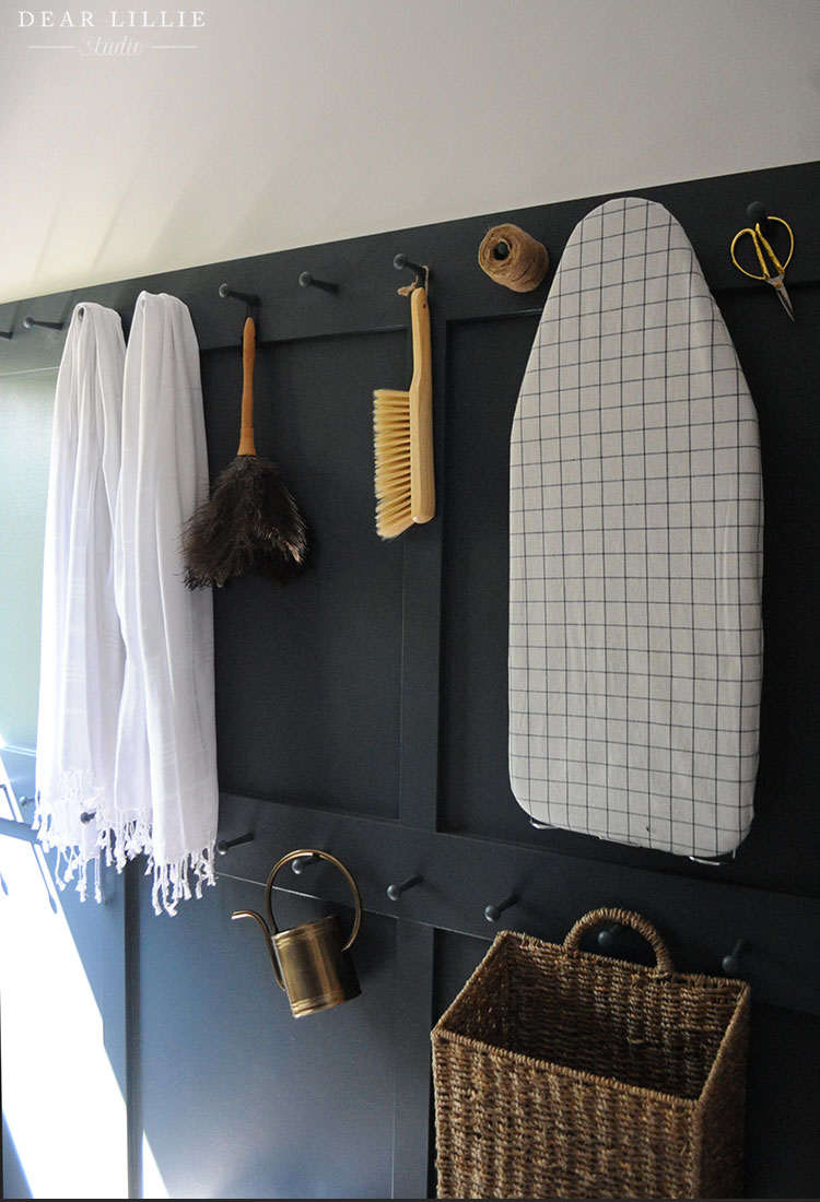 Adding Shaker Pegs and A Counter to Our Laundry Room - Dear Lillie Studio