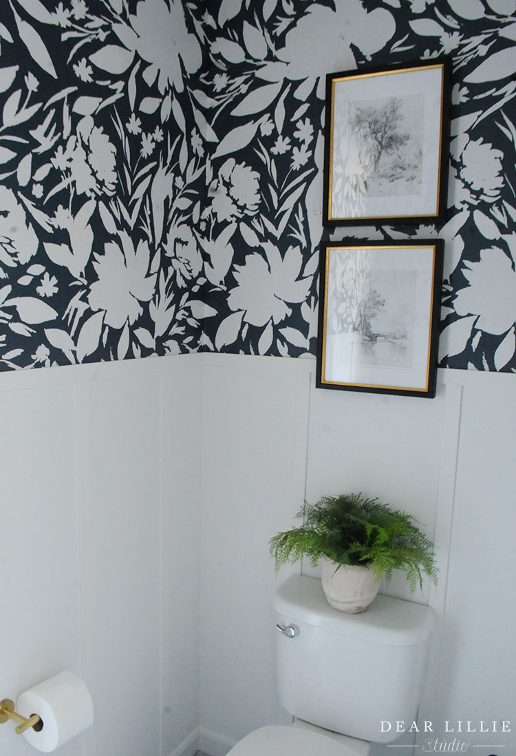 Primary Bathroom Makeover on a Budget with Peel and Stick Black and White  Tiles - Dear Lillie Studio