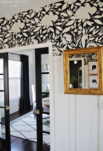 Dressing Up Our Entryway with Board and Batten and Wallpaper - Dear ...