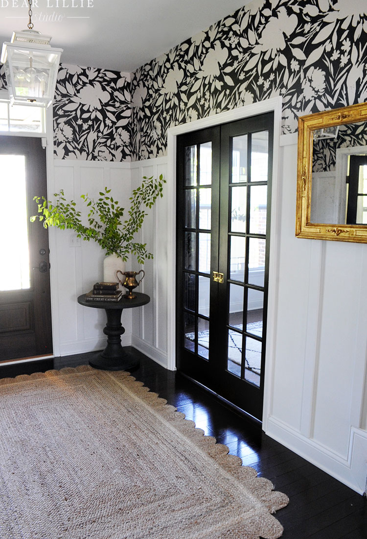 Black and White Entryway