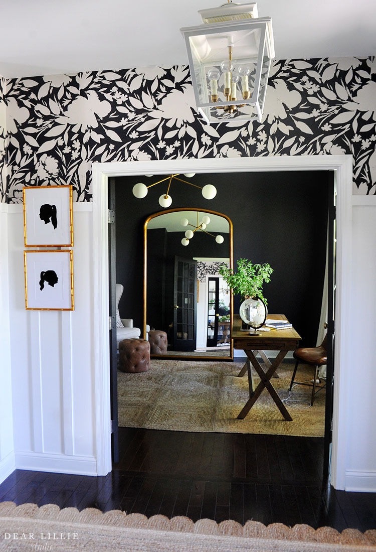 Black and White Entryway