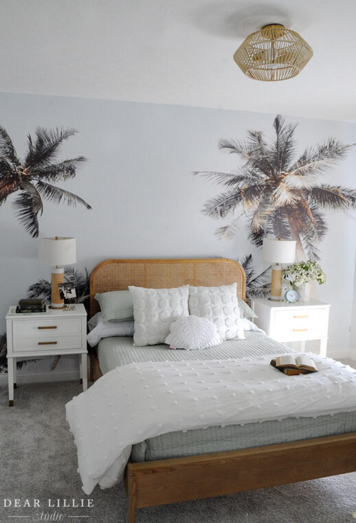 A Palm Tree Mural for Lillie's Room - Dear Lillie Studio