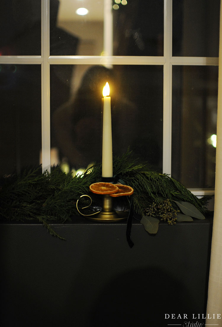 Christmas Candles in Windows