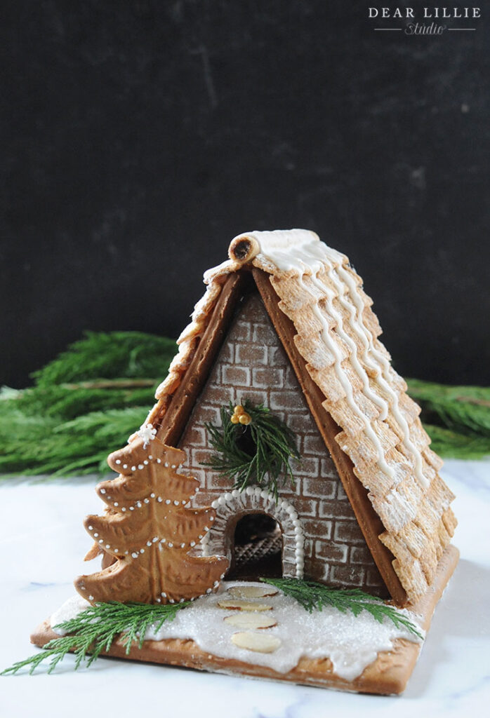 A-Frame Gingerbread House - Dear Lillie Studio