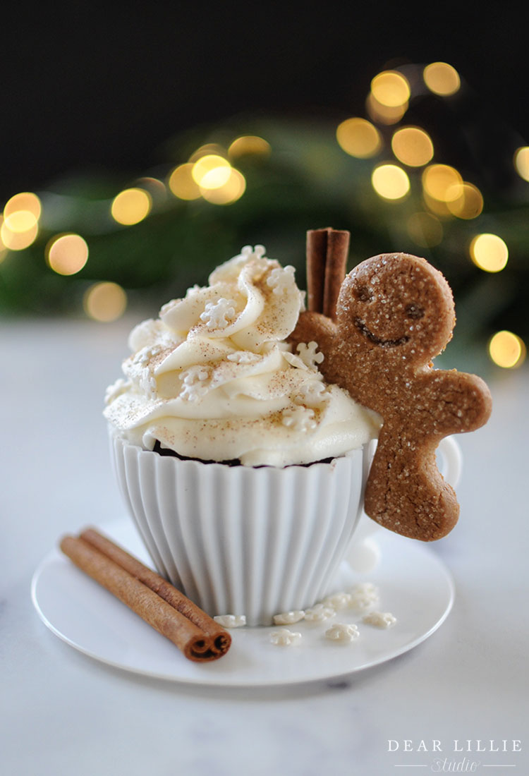 Christmas Teacup Cupcakes